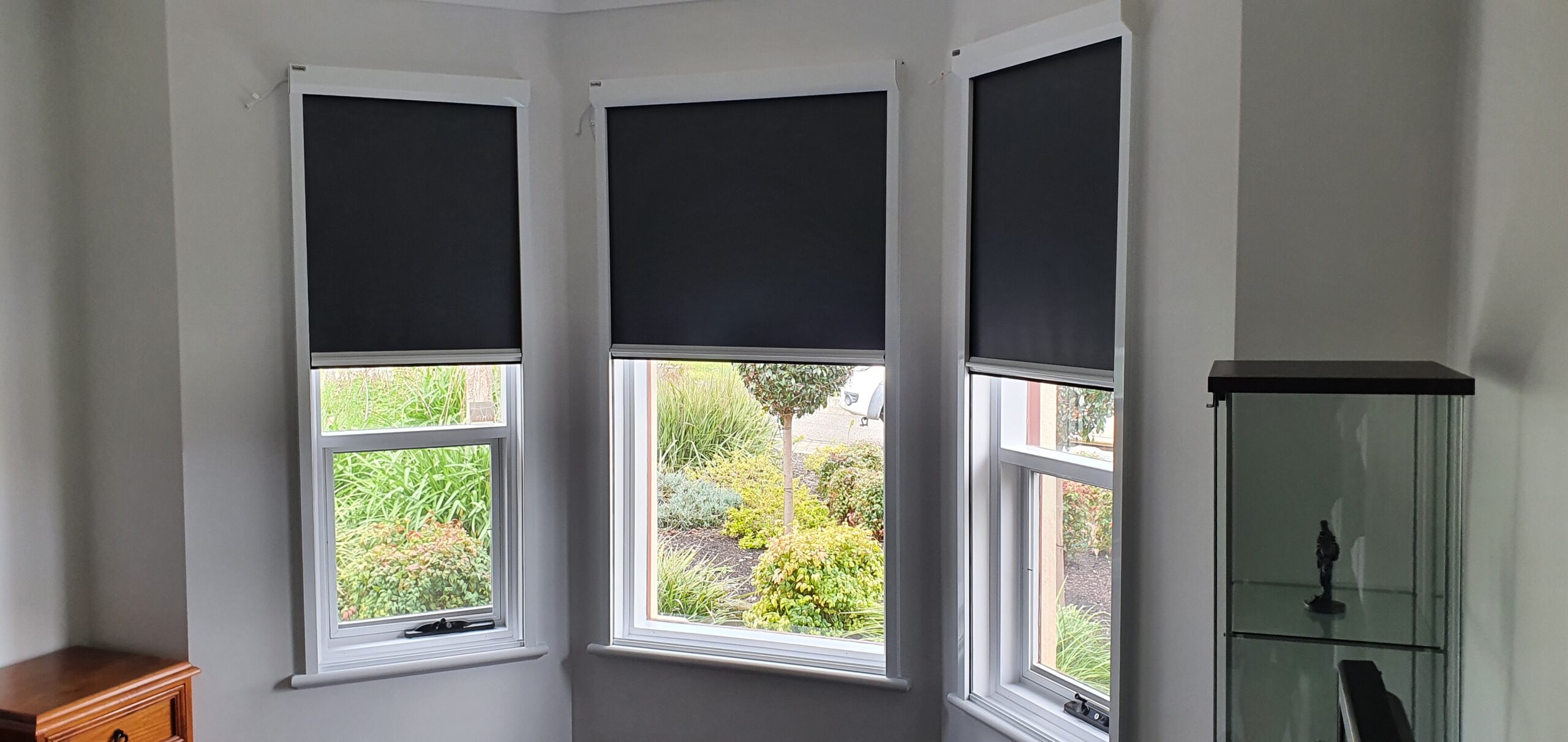 ScreenAway automated blackout blinds