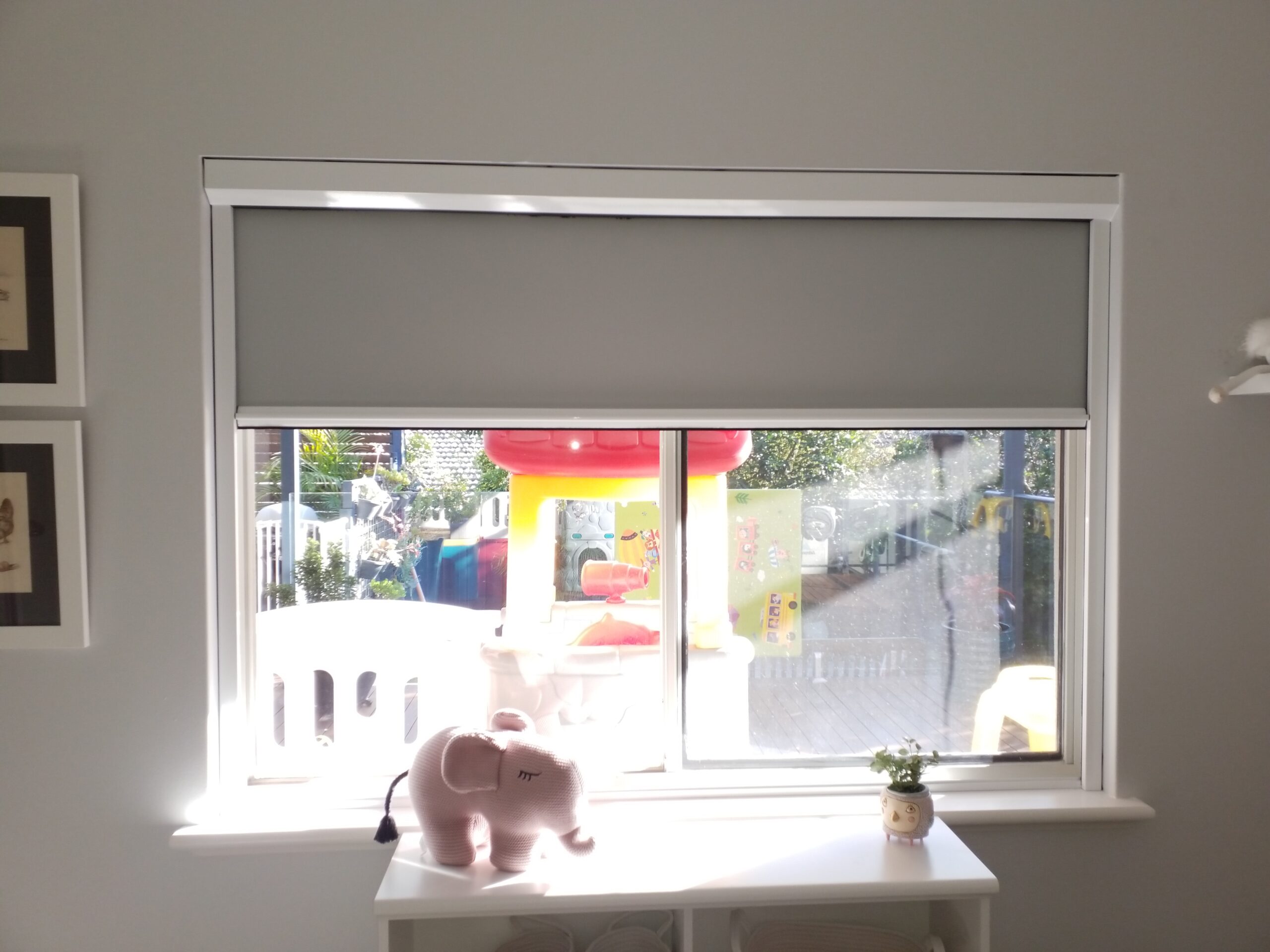 ScreenAway blackout blinds for baby nursery
