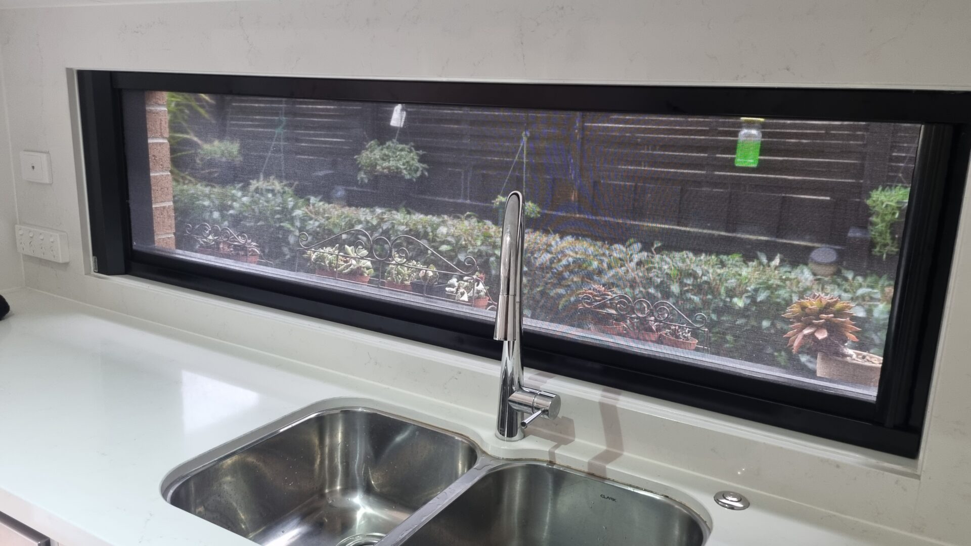 Sheer Curtain in kitchen