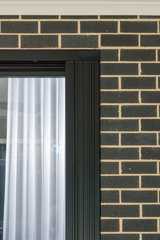 Dark-brown brick walls